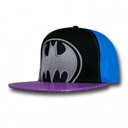 Batman 3D Logo Sublimated Brim Cap