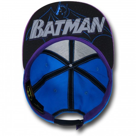 Batman 3D Logo Sublimated Brim Cap