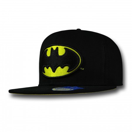 Batman Flat Billed 3D Symbol Hat