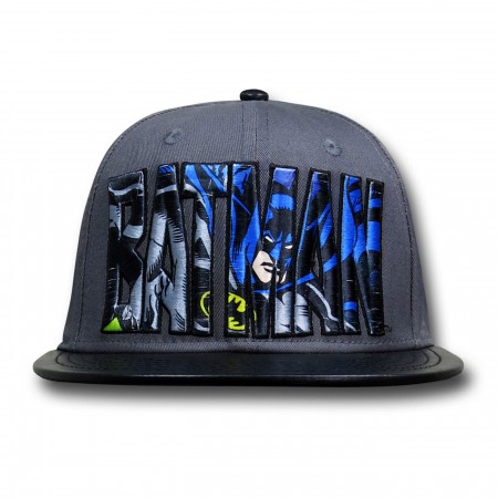 Batman Sublimated Character Logo Snapback Hat