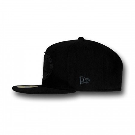 Batman Grey Symbol Black 59Fifty Hat