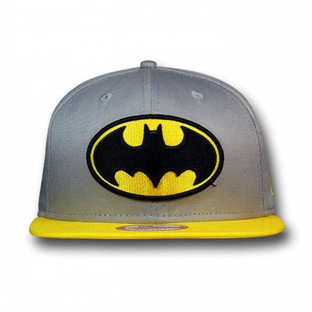 Batman Symbol Grey 9Fifty Snapback Hat