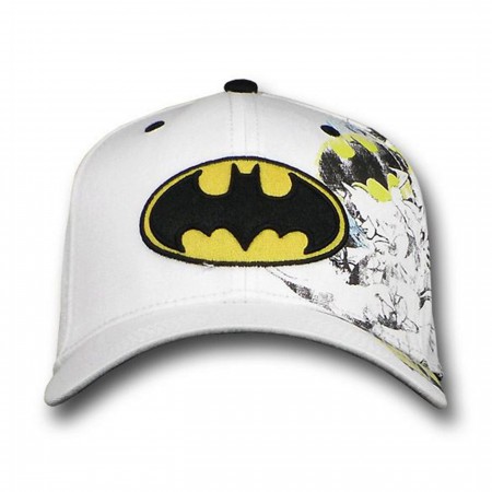 Batman White Urban Flex Hat