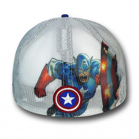 Captain America 39Thirty Hero Mesh Cap
