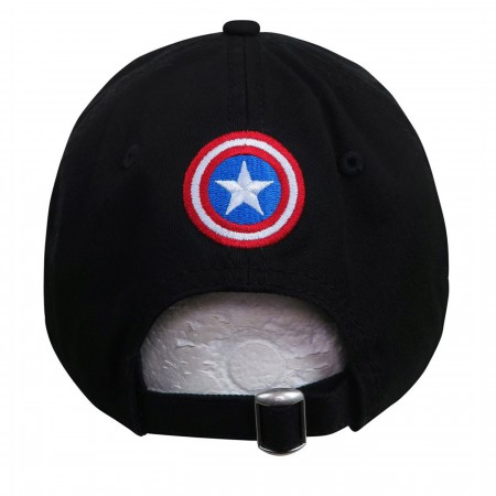 Captain America Shield Black 9Twenty Adjustable Hat