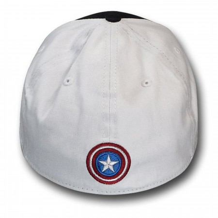 Captain America Blue White 39Thirty Baseball Cap