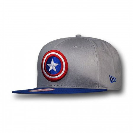 Captain America Grey 9Fifty Snapback Cap