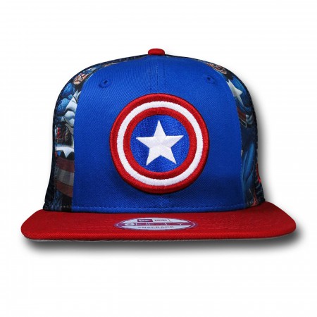 Captain America Slice 9Fifty Snapback Cap