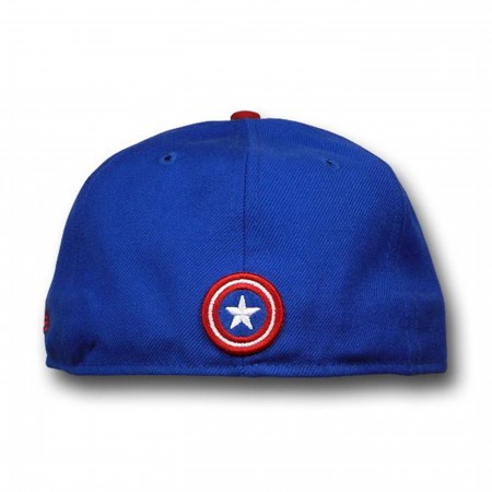 Captain America Target Shield Flat Bill 59Fifty Cap