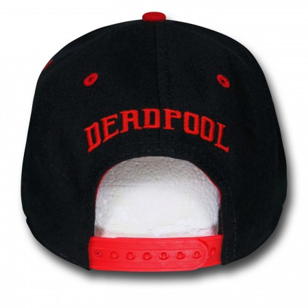 Deadpool Kawaii Black Snapback Cap