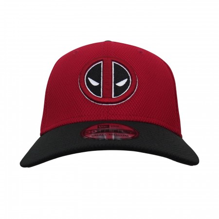 Deadpool Symbol Red & Black 39Thirty Fitted Hat