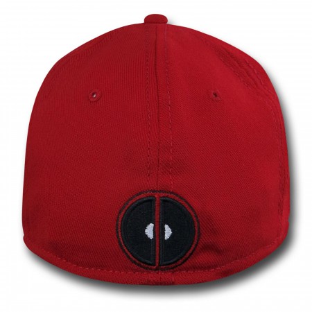 Deadpool Symbol Red 39Thirty Cap
