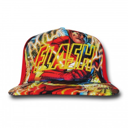 Flash Sublimated 3D Logo Snapback Hat