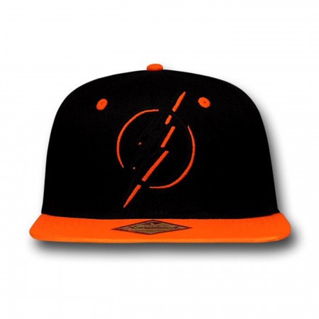 Flash 2Tone Neon on Black Snapback Cap