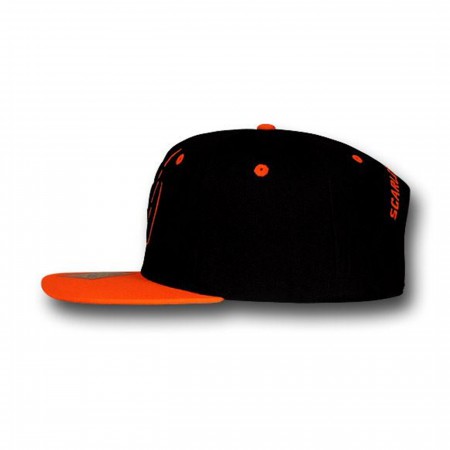 Flash 2Tone Neon on Black Snapback Cap