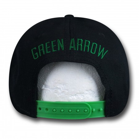 Green Arrow Sublimated Bill Snapback Cap