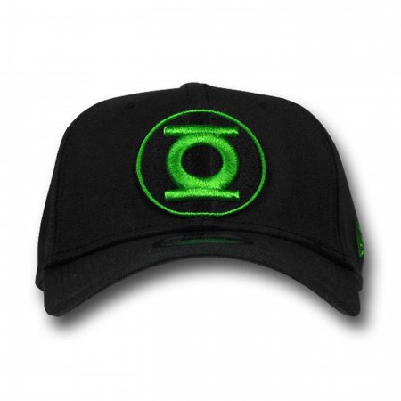 Green Lantern Black/Green Round Symbol 39Thirty Cap