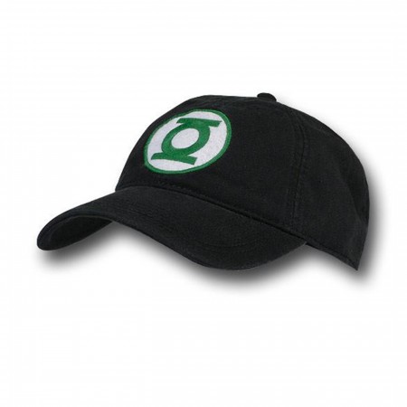 Green Lantern Buckle Closure Black Baseball Cap