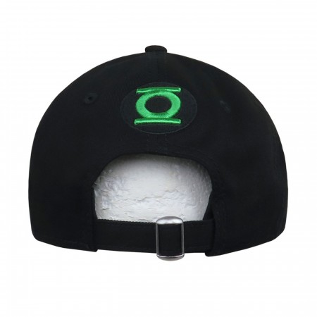 Green Lantern Symbol Black 9Twenty Adjustable Hat