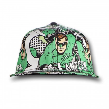 Green Lantern Comic Images Baseball Cap