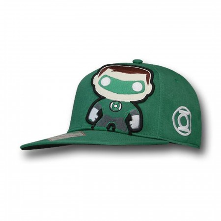 Green Lantern Pop Heroes Snapback Flat Bill Cap