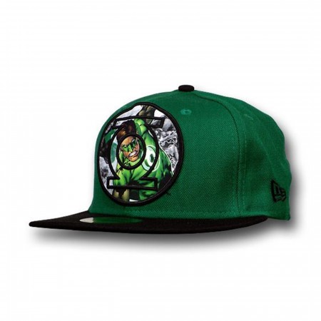 Green Lantern Face of the Corps Flat Bill 59Fifty Cap