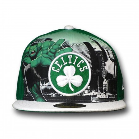 Hulk Boston Celtics 59Fifty Flat Billed Cap