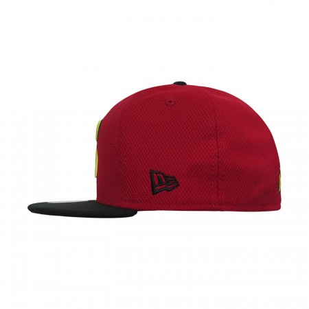 Robin Symbol Red 59Fifty Fitted Hat