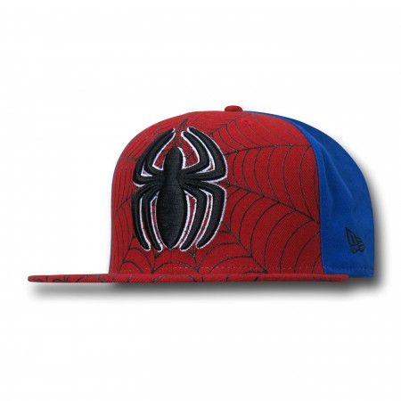 Spiderman Symbol on Webs 59Fifty Cap