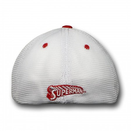 Superman Distressed 3-D Patch Symbol Baseball Cap