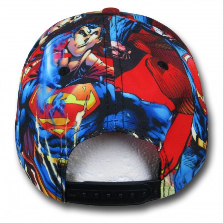 Superman Sublimated 5 Panel Cap
