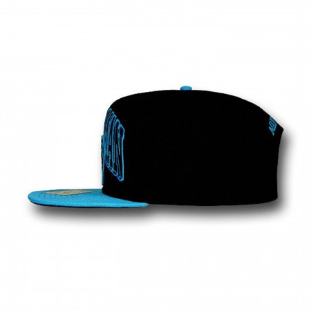 Superman Bright Blue Logo Symbol Snapback Cap