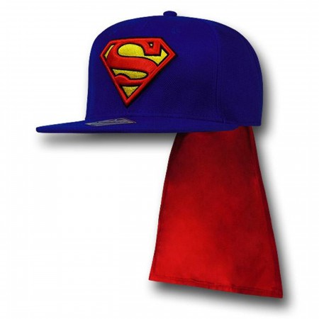 Superman Blue Snapback Caped Cap