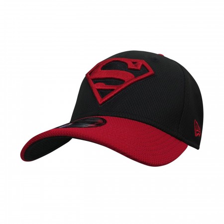 Superboy Symbol Red & Black 39Thirty Fitted Hat