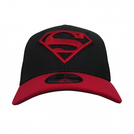 Superboy Symbol Red & Black 39Thirty Fitted Hat