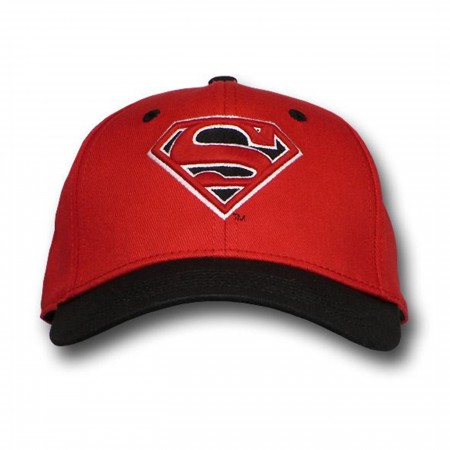 Superman Red and Black Baseball Cap