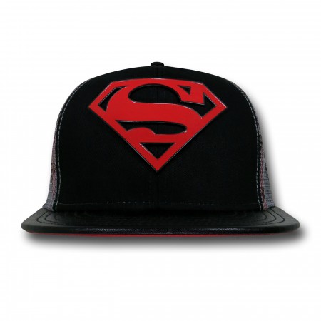 Superboy Heavy Metal Symbol Cap