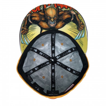 Wolverine Face Armor 59Fifty Hat