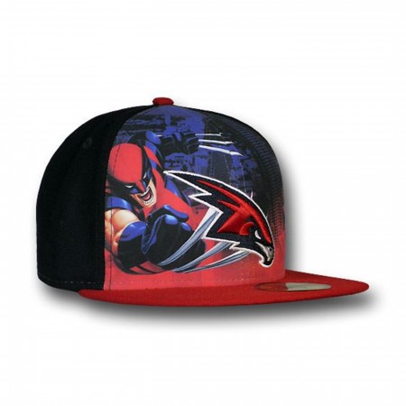 Wolverine Atlanta Hawks 59Fifty Flat Billed Cap