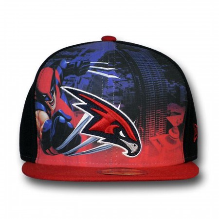 Wolverine Atlanta Hawks 59Fifty Flat Billed Cap