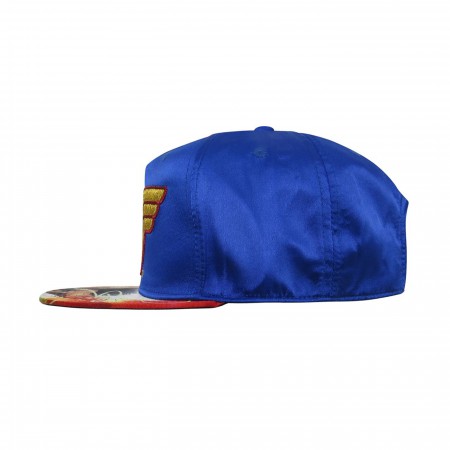 Wonder Woman Sublimated Bill Snapback Hat