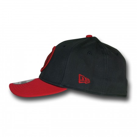 X-Men Symbol Red Bill Black 39Thirty Cap