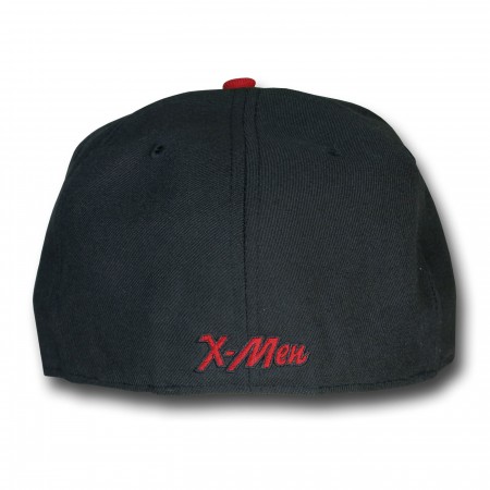 X-Men Symbol Red Bill Black 39Thirty Cap