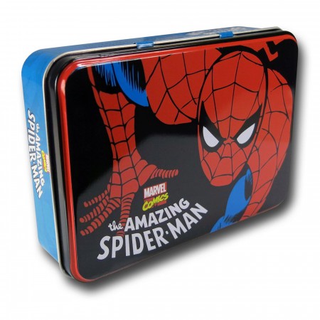 Spiderman Playing Cards In Image Tin
