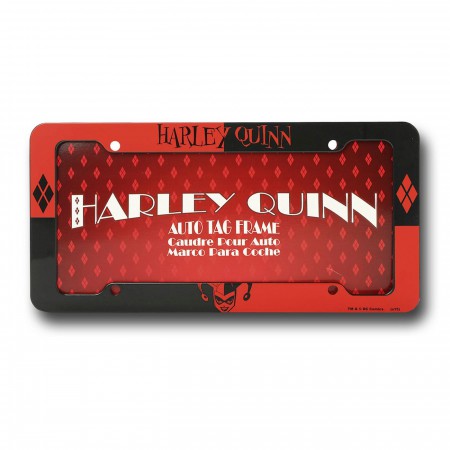 Harley Quinn License Plate Frame