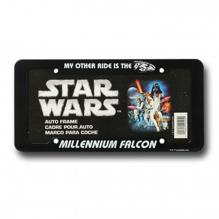 Star Wars Millennium Falcon License Plate Frame