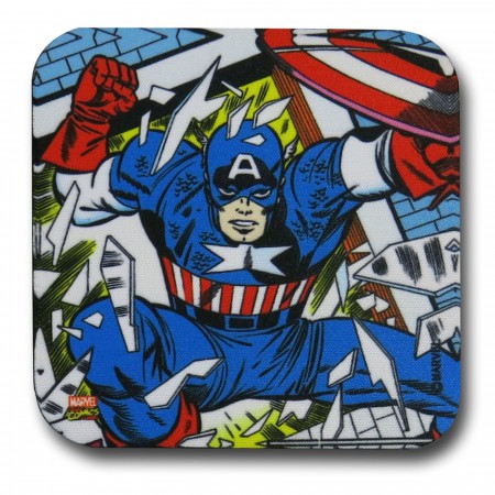 Captain America 4-Piece Coaster Set