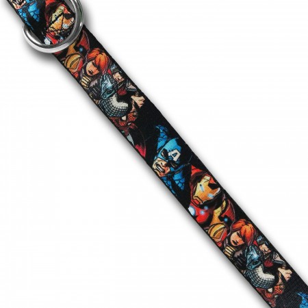 Avengers Collage Small Dog Collar