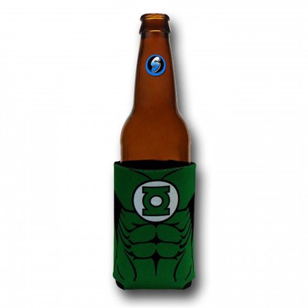 Green Lantern Costume Can and Bottle Cooler