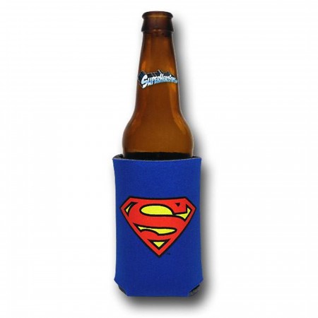 Superman Symbol Can and Bottle Cooler